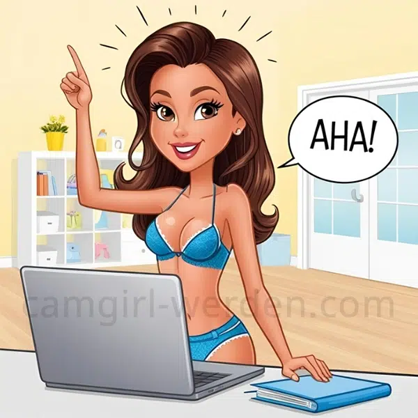 Schritt für Schritt erklärt, wie Du Camgirl wirst!