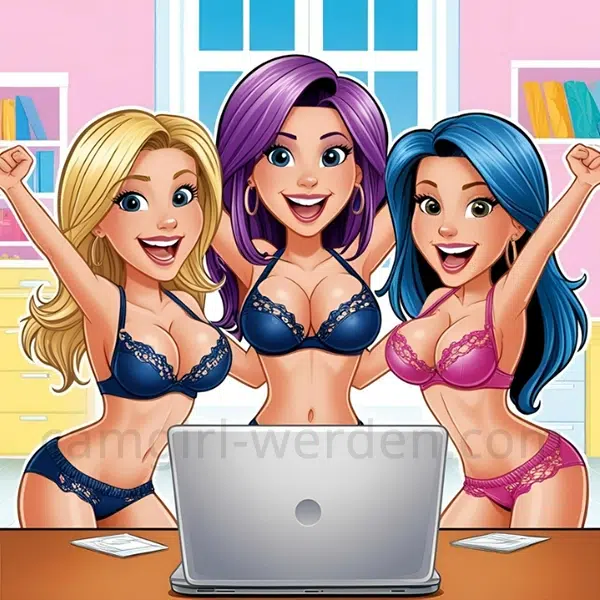 Die Camgirlcommunity hilft sich gegenseitig bei Problemen und gibt Hilfestellung!