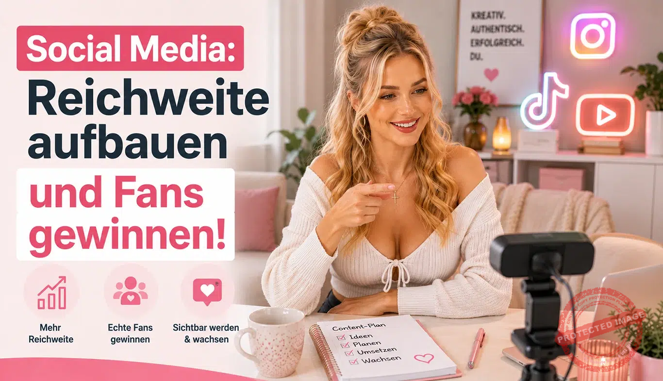 Social Media als Camgirl nutzen: Instagram, Snapchat, X und TikTok für mehr Reichweite
