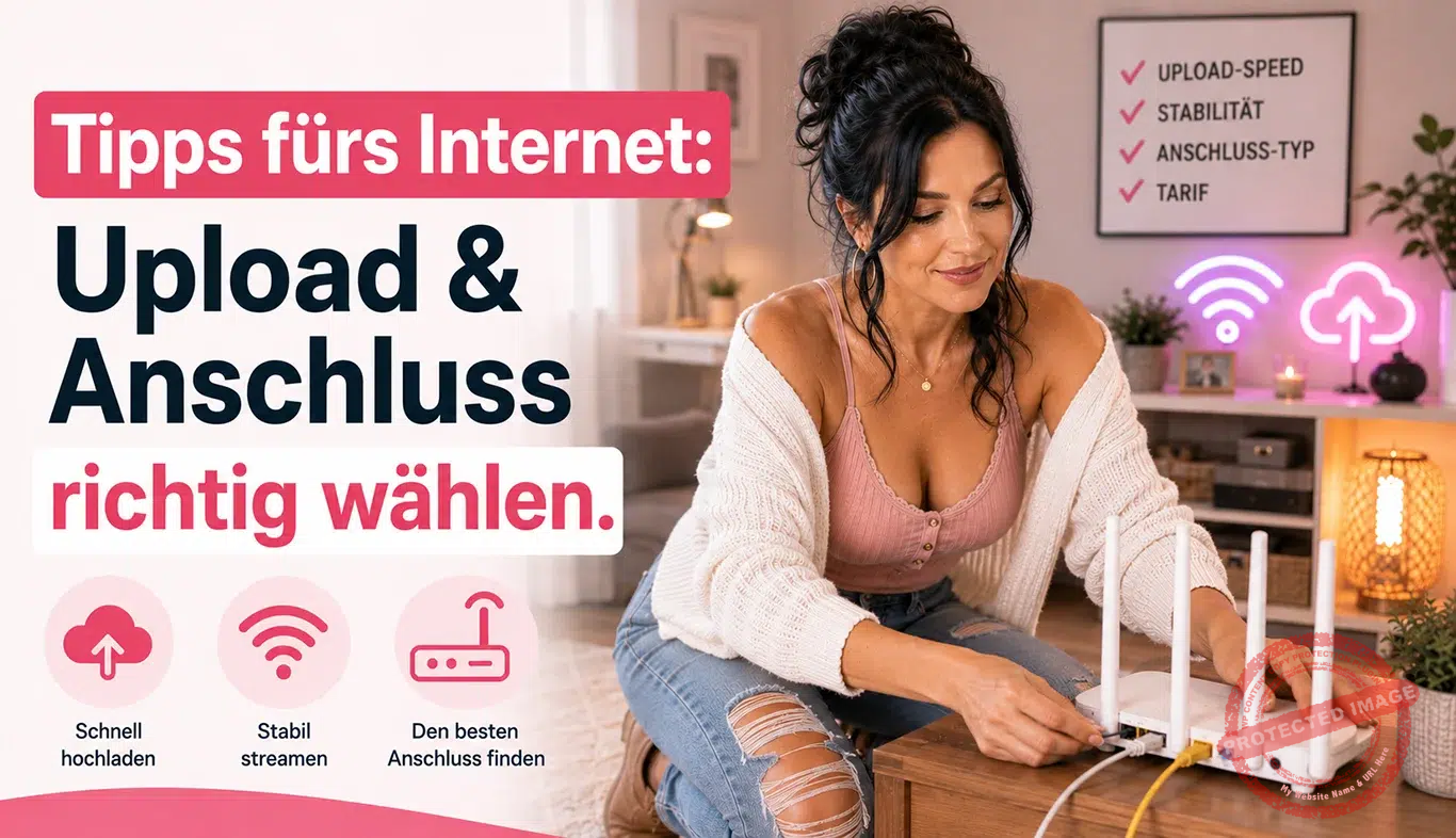 Internetgeschwindigkeit für den Camgirl-Job: Achte auf die Upload-Geschwindigkeit