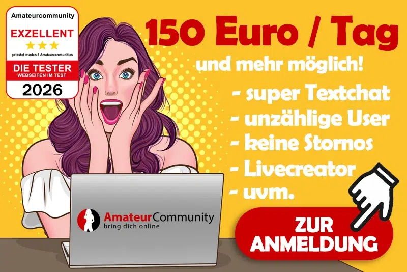 Werde jetzt Camgirl auf Livecreator und verdiene mindestens 3500 Euro im Monat